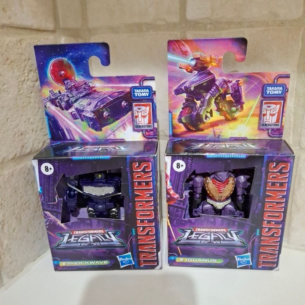 Transformers Shockwave & Iguanus Toy Bundle Set NEW